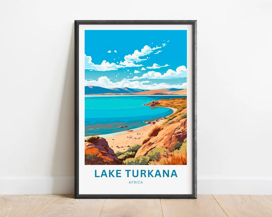 Lake Turkana Travel Poster