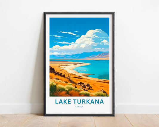 Lake Turkana Travel Poster