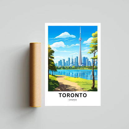 Toronto Travel Poster