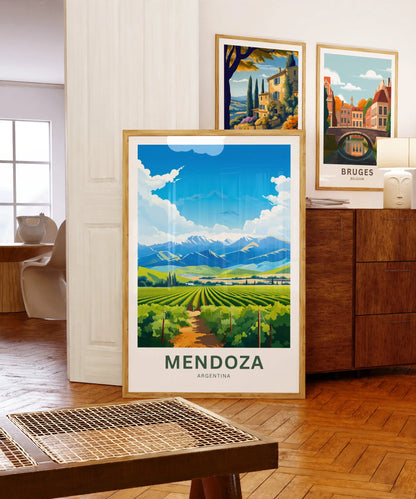 Mendoza Travel Poster