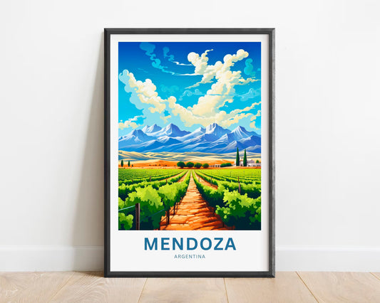 Mendoza Travel Poster