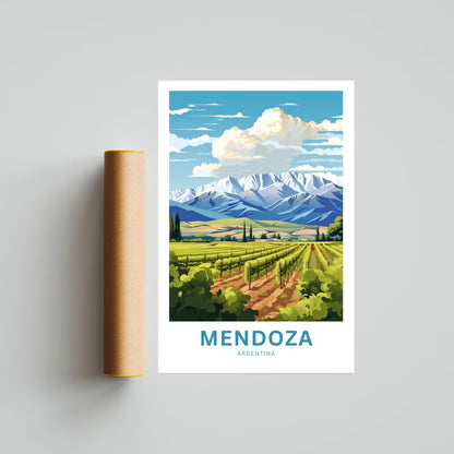 Mendoza Travel Poster