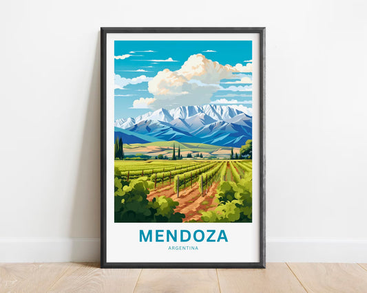 Mendoza Travel Poster