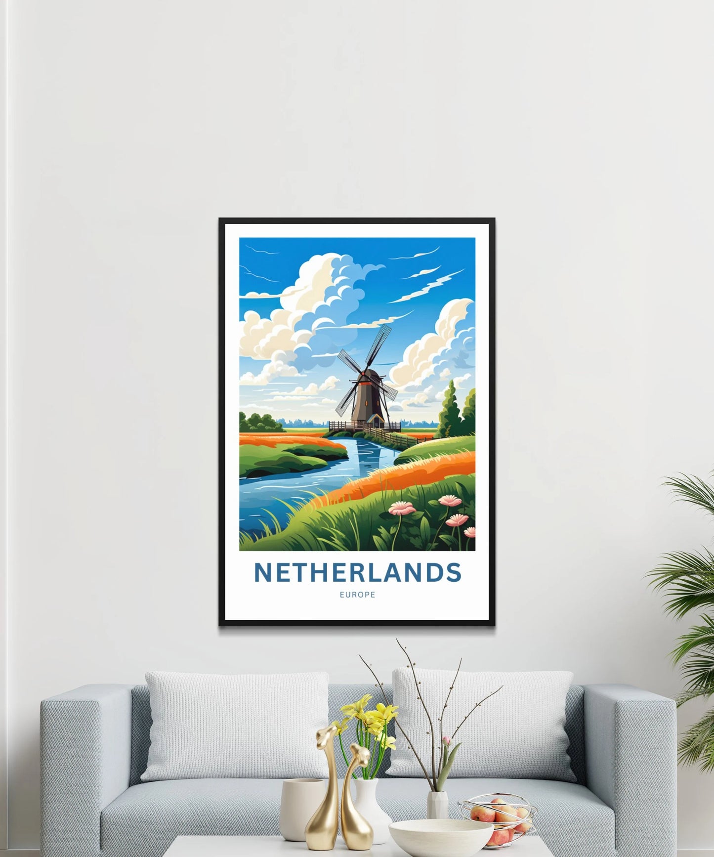 Netherlands Travel Poster