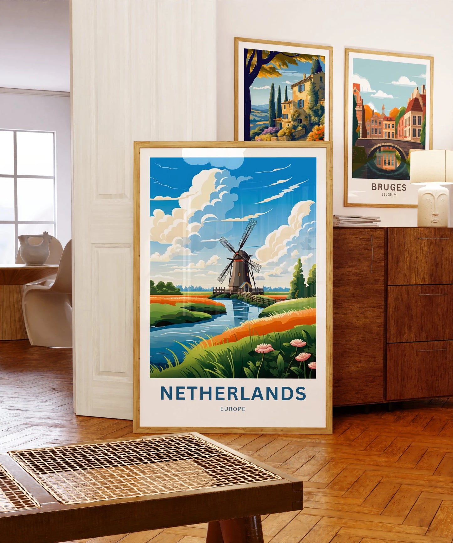 Netherlands Travel Poster