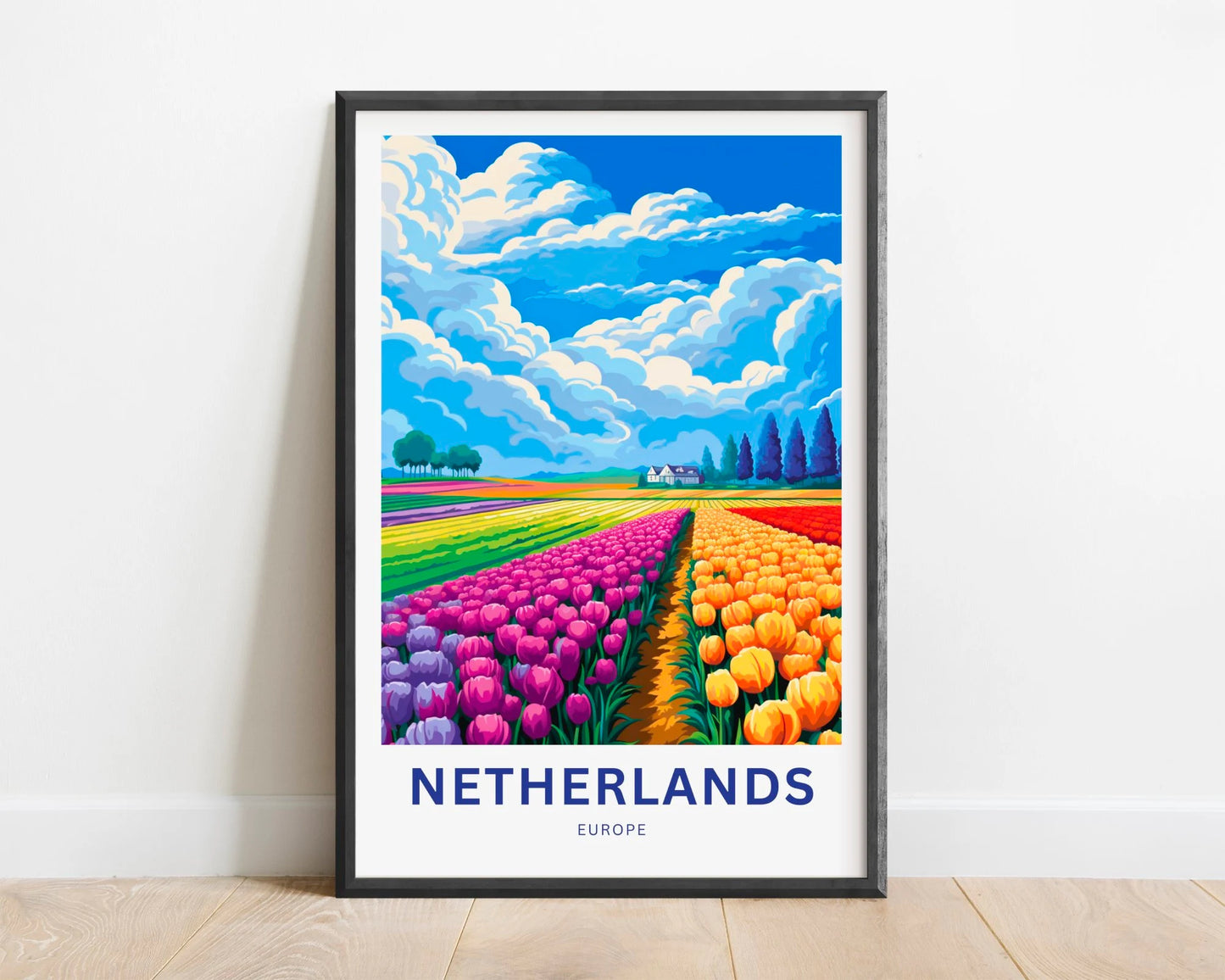 Netherlands Travel Poster