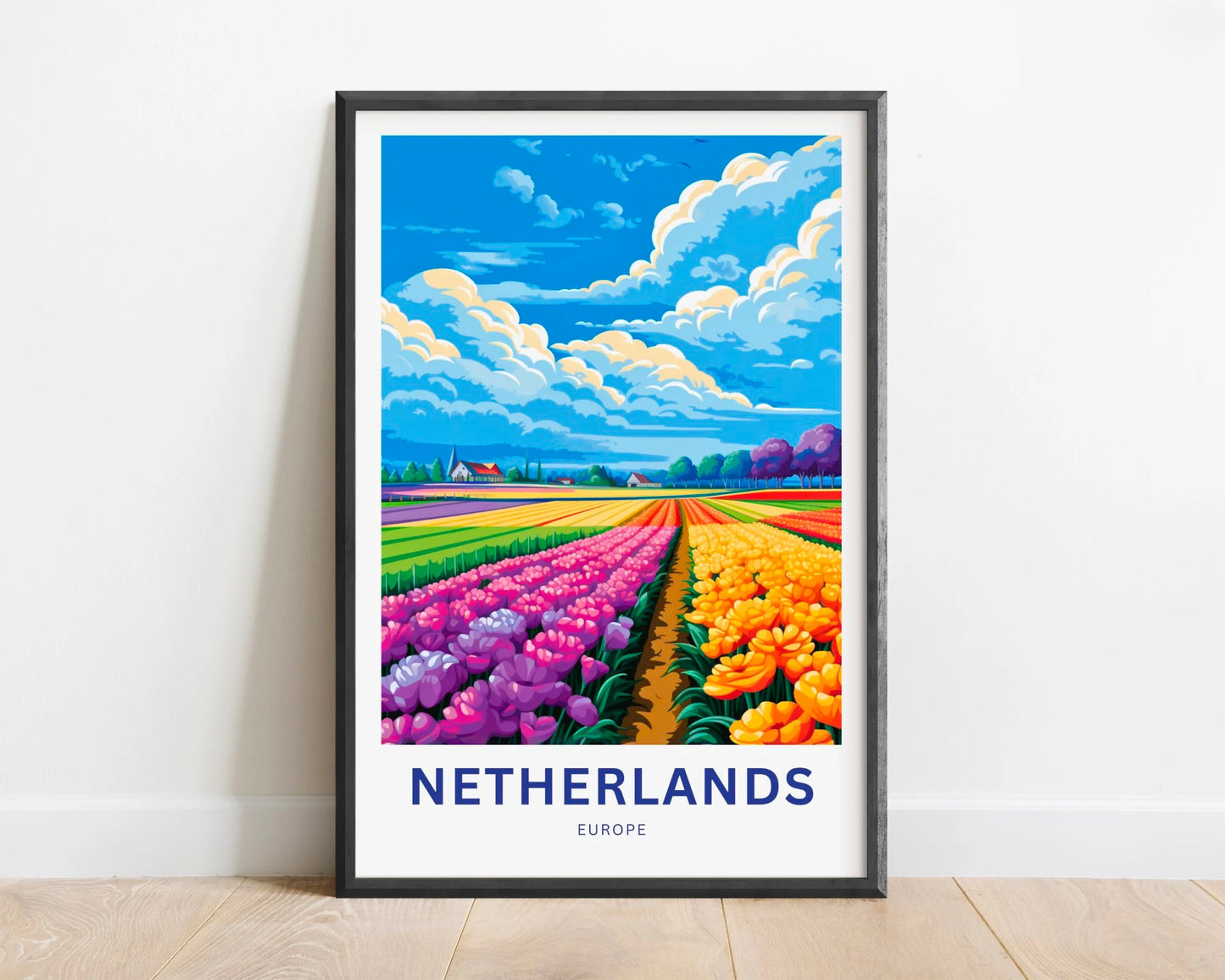 Netherlands Travel Poster