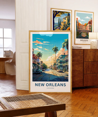 New Orleans Travel Poster