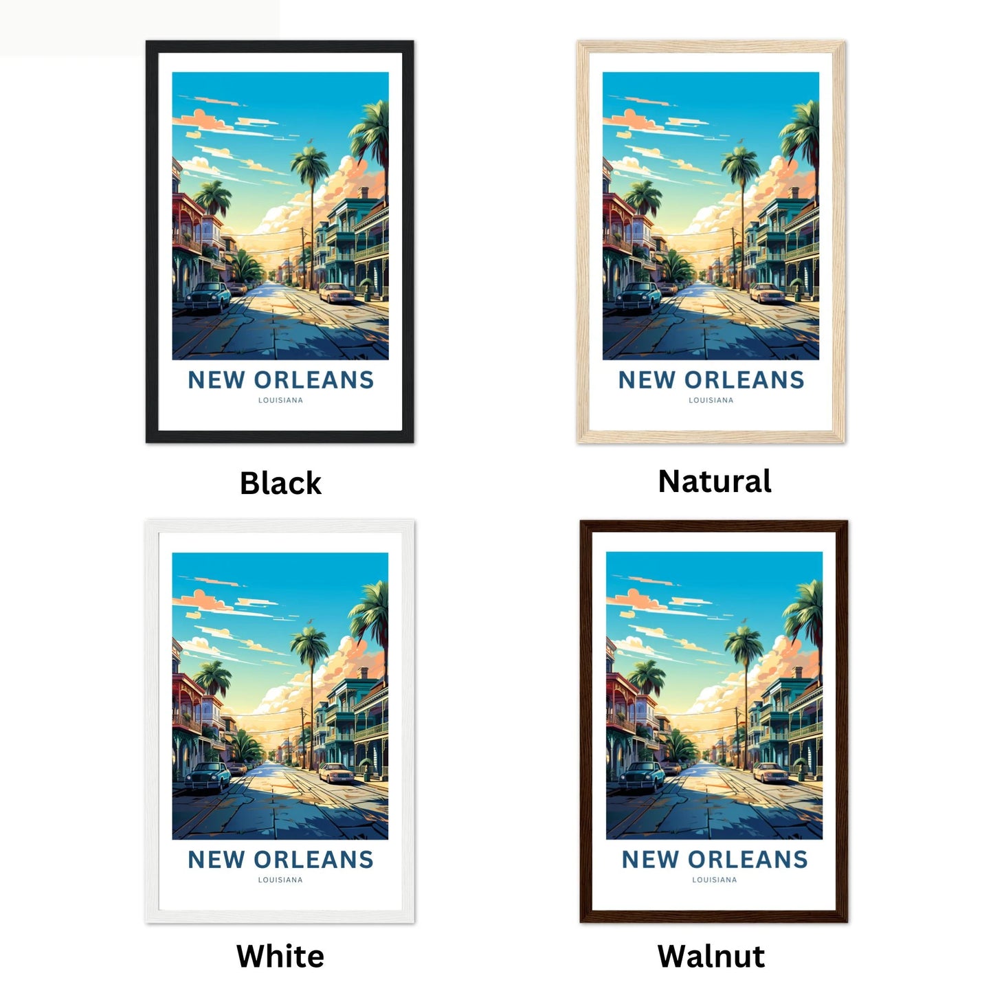 New Orleans Travel Poster