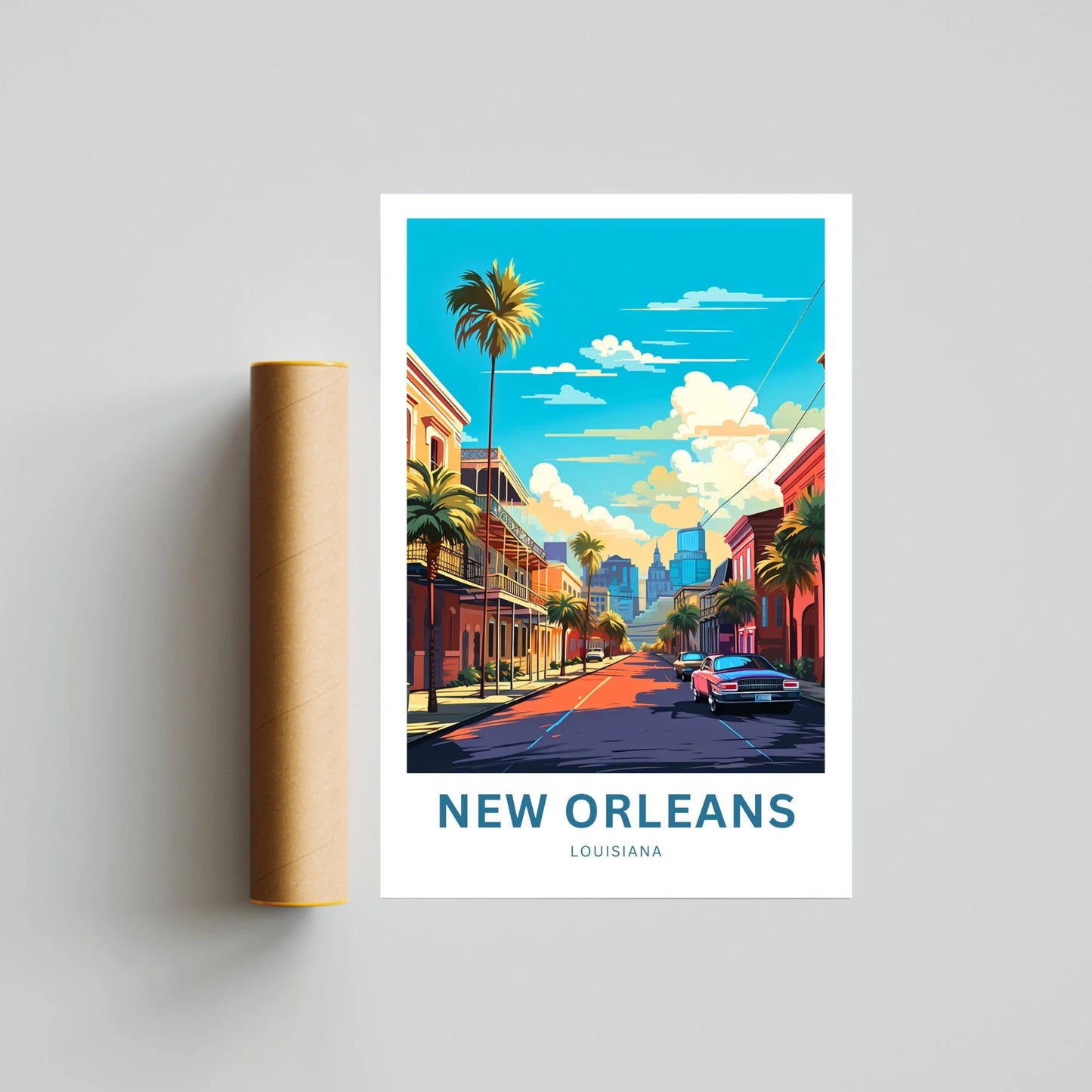 New Orleans Travel Poster