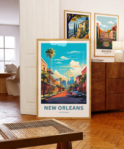 New Orleans Travel Poster