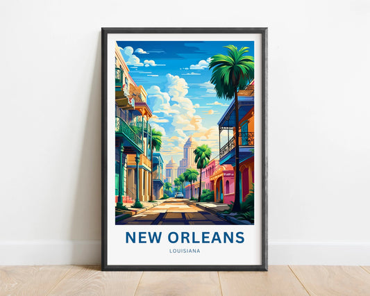 New Orleans Travel Poster