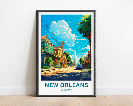 New Orleans Travel Poster