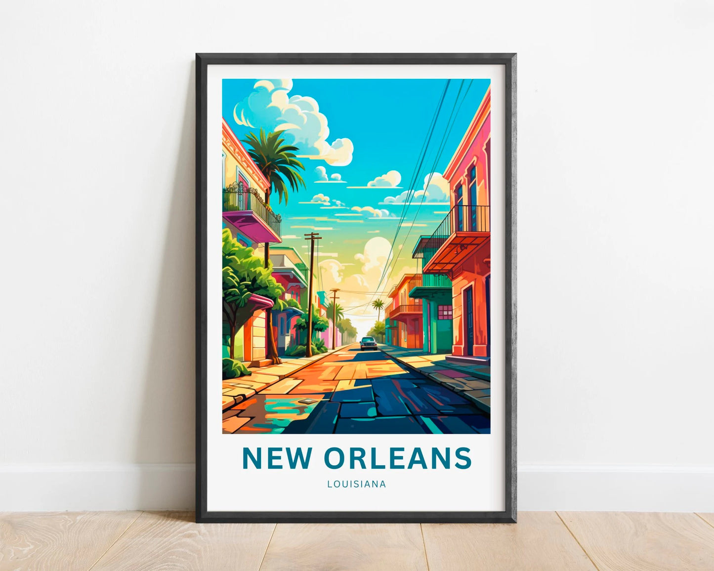 New Orleans Travel Poster