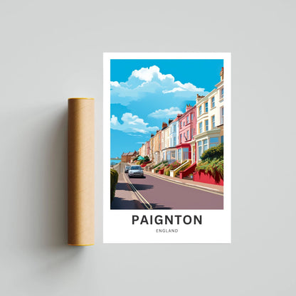 Paignton Travel Poster