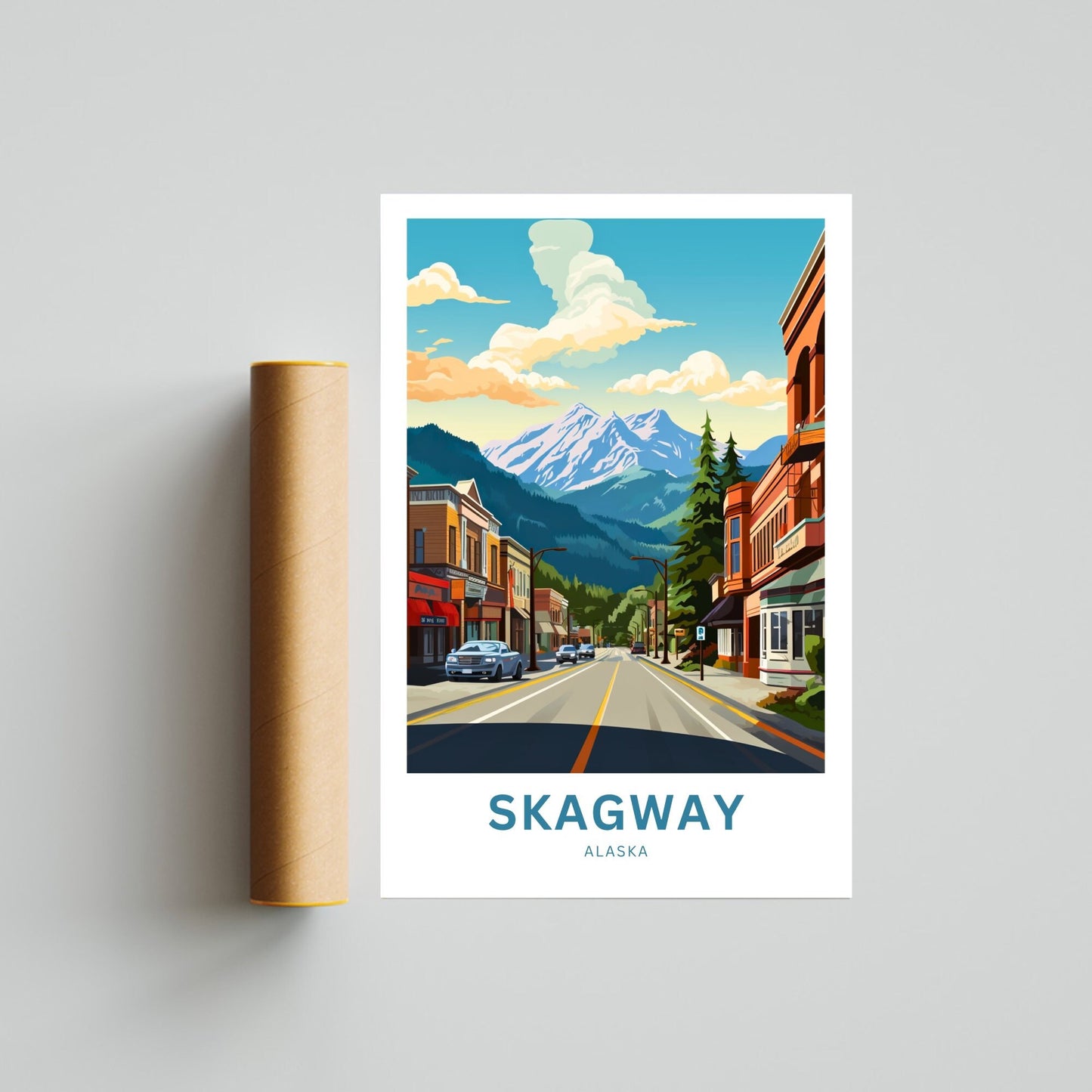 Skagway Travel Poster