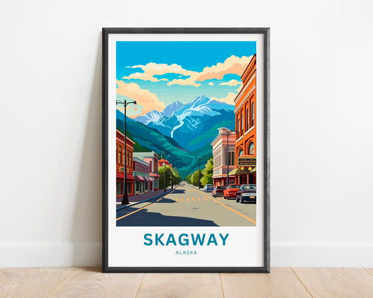 Skagway Travel Poster