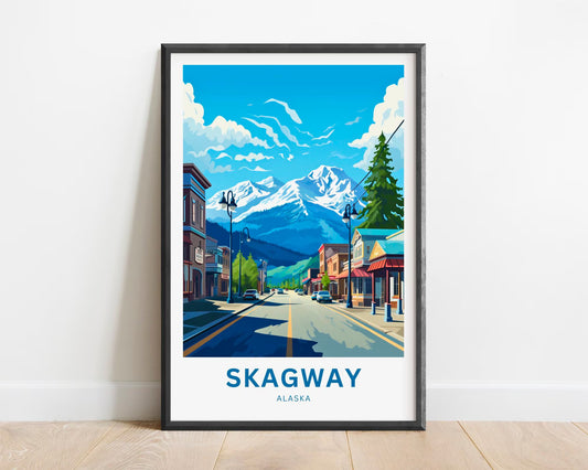 Skagway Travel Poster