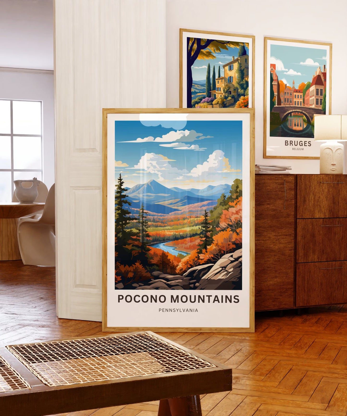 Pocono Mountains Travel Poster