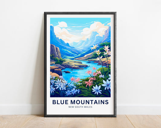 Blue Mountains Travel Poster