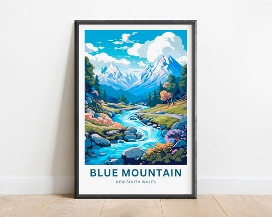Blue Mountains Travel Poster