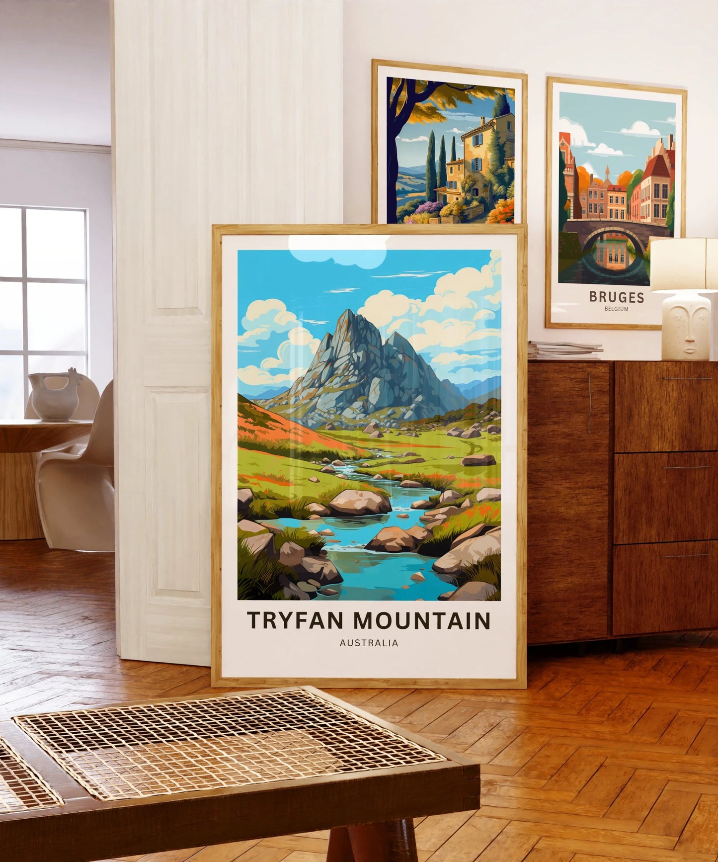 Tryfan Mountains Travel Poster