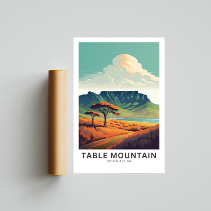 Table Mountain Poster