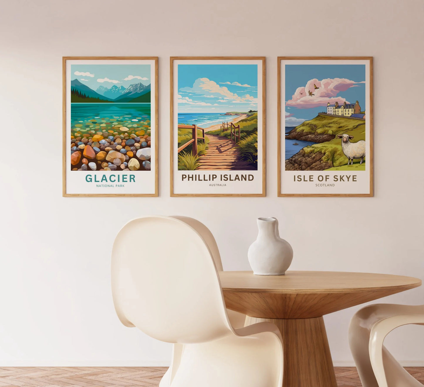 Phillip Island Travel Poster