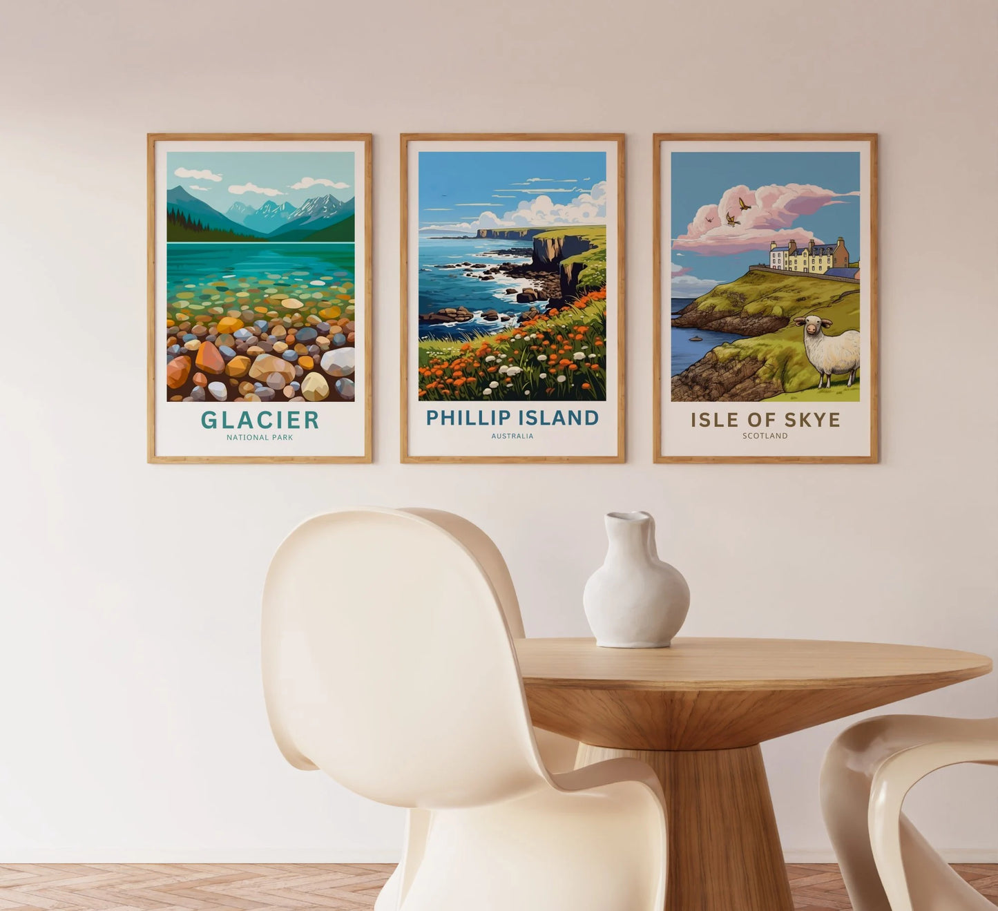 Phillip Island Travel Poster