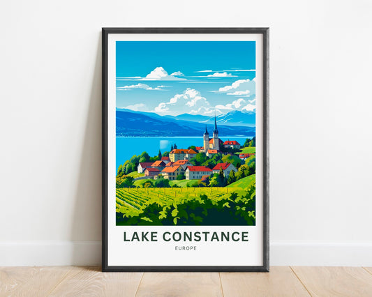 Lake Constance Travel Poster