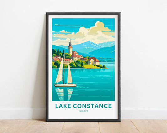 Lake Constance Travel Poster