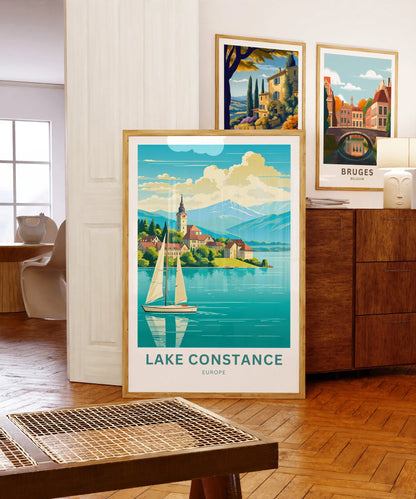 Lake Constance Travel Poster