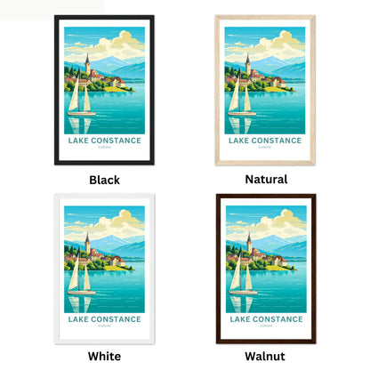 Lake Constance Travel Poster