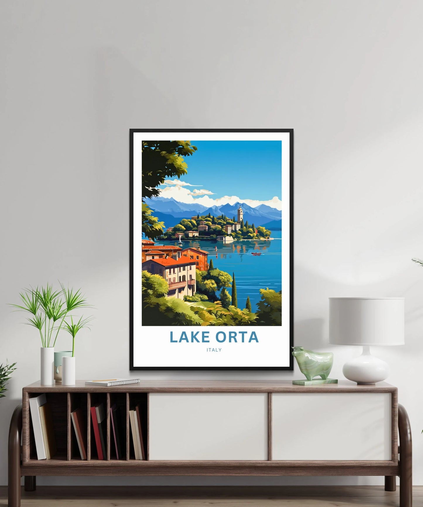 Lake Orta Travel Poster