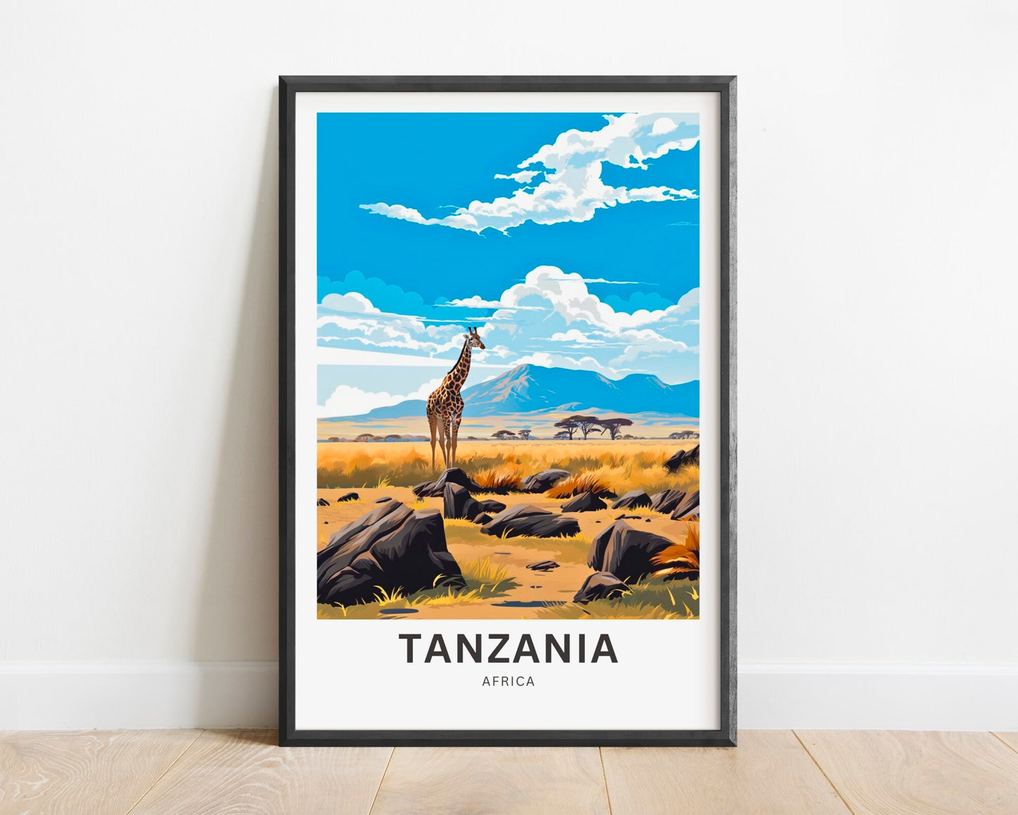 Tanzania Travel Poster