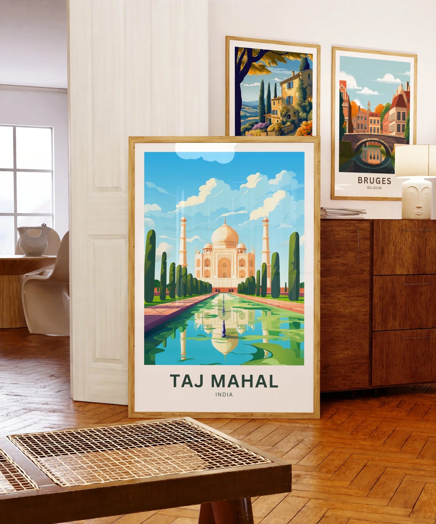 Taj Mahal Travel Poster