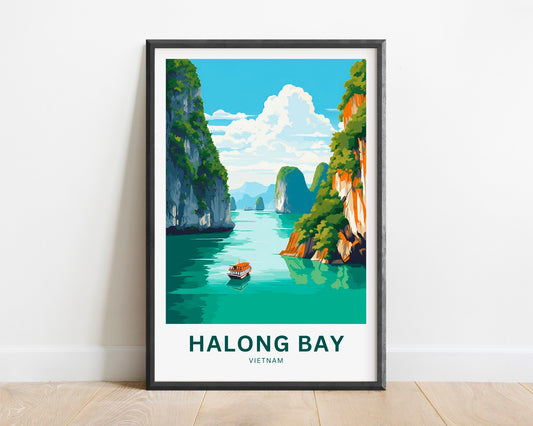 Halong Bay Travel Poster