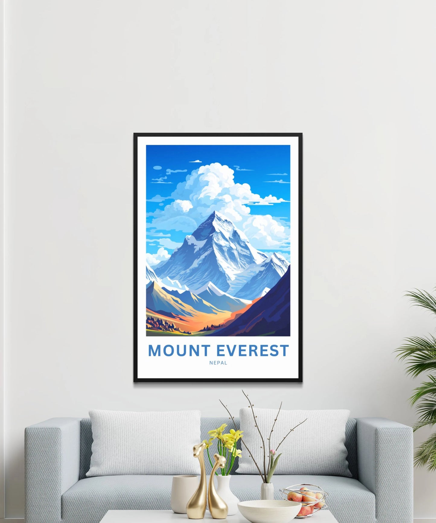 Mount Everest Travel Poster