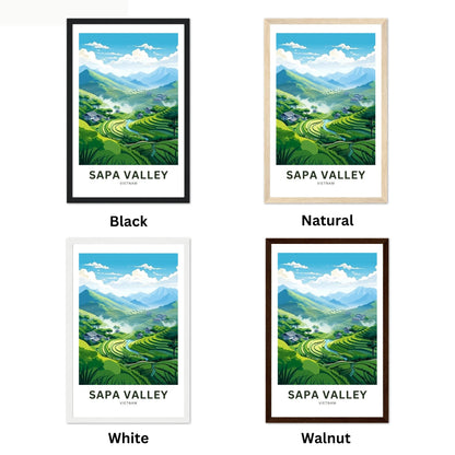 Sapa Valley Travel Poster