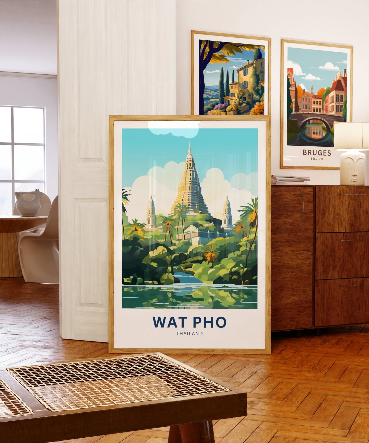 Wat Pho Travel Poster