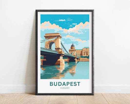 Budapest Travel Poster