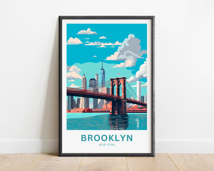 Brooklyn Travel Poster