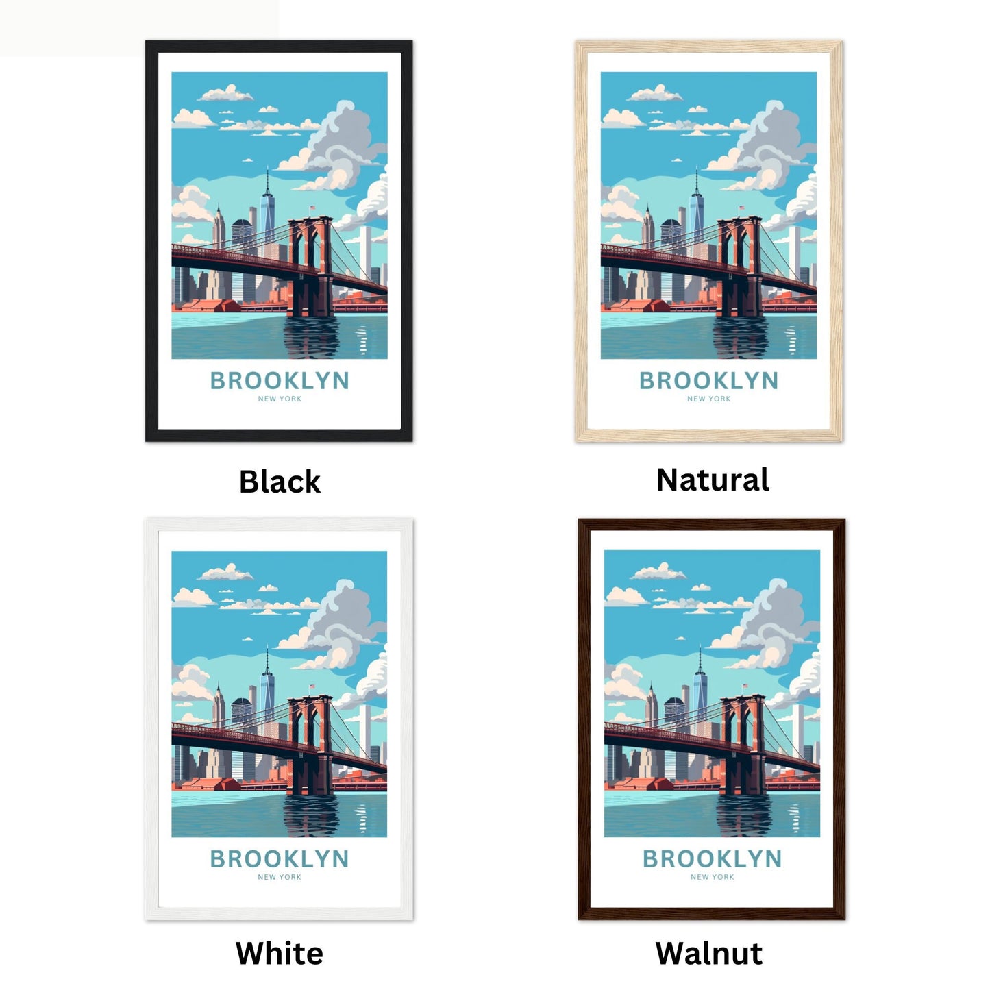 Brooklyn Travel Poster