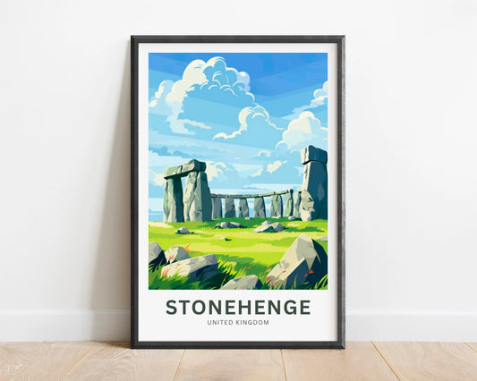 Stonehenge Travel Poster