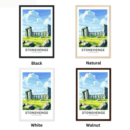 Stonehenge Travel Poster