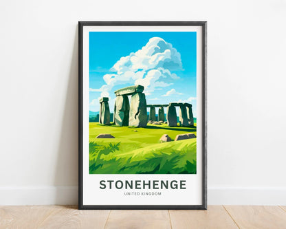 Stonehenge Travel Poster