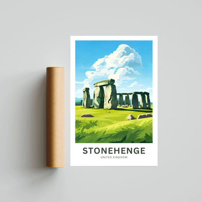 Stonehenge Travel Poster