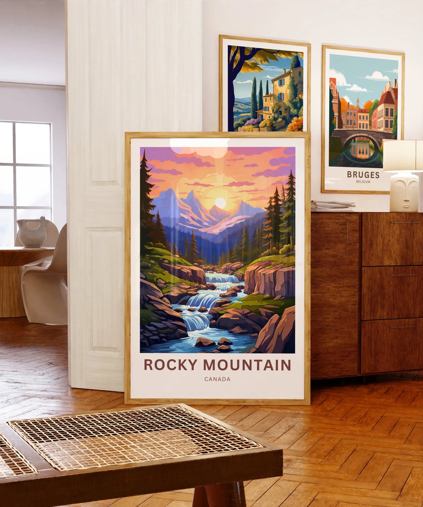 Rocky Mountain Travel Poster