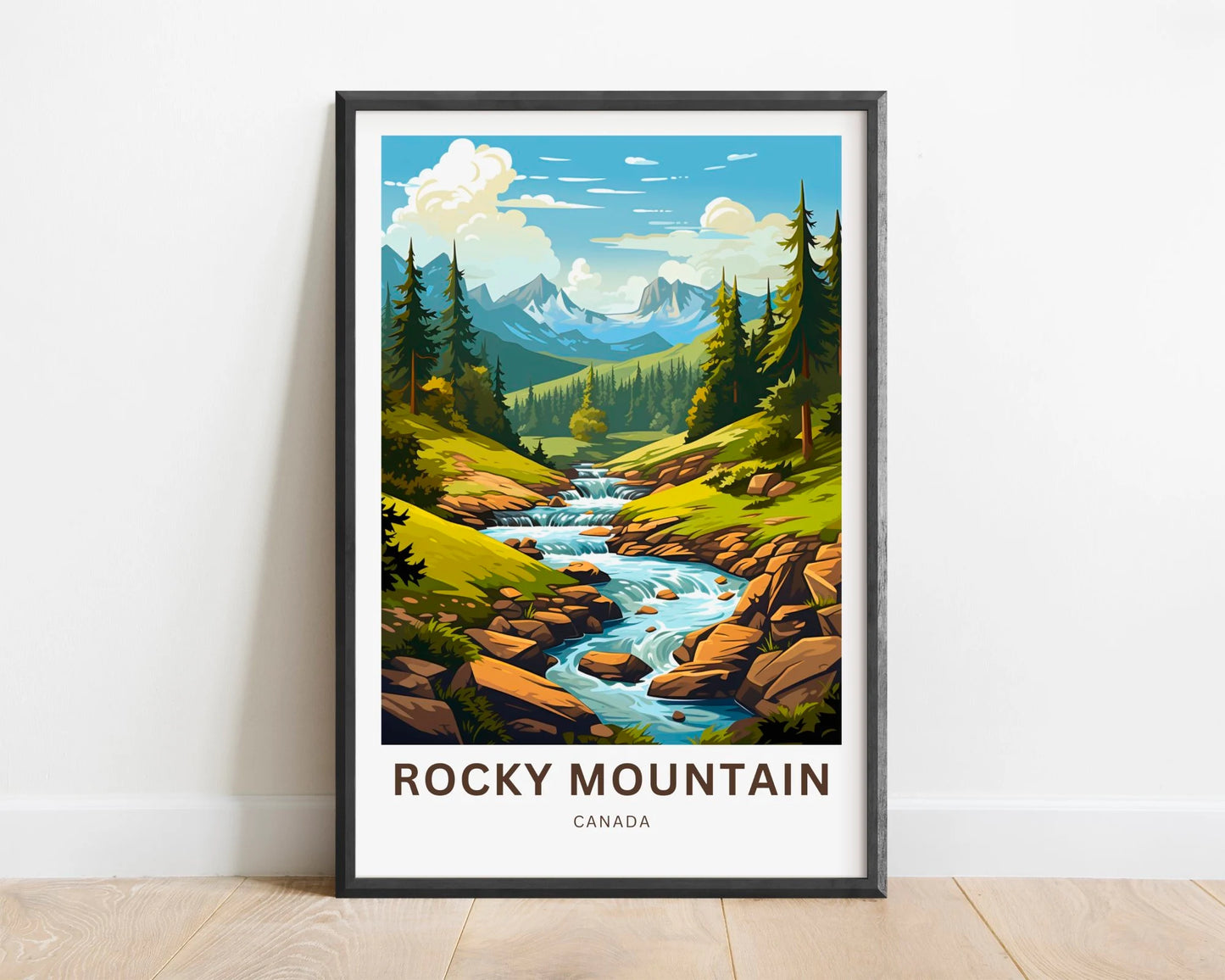 Rocky Mountain Travel Poster