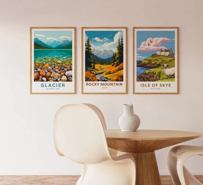 Rocky Mountain Travel Poster